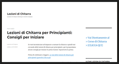 Desktop Screenshot of lezionidichitarra.org